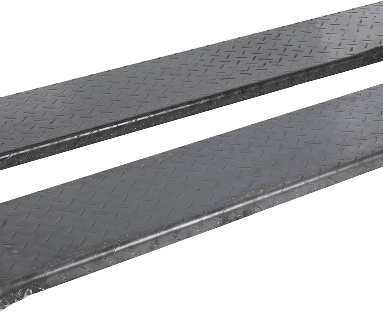 Steel 14 GauDiamond Tread Plate Tandem Axle Trailer Fenders 10"x72"x13" (Fit 13"-15" Tires) - 2 Pcs