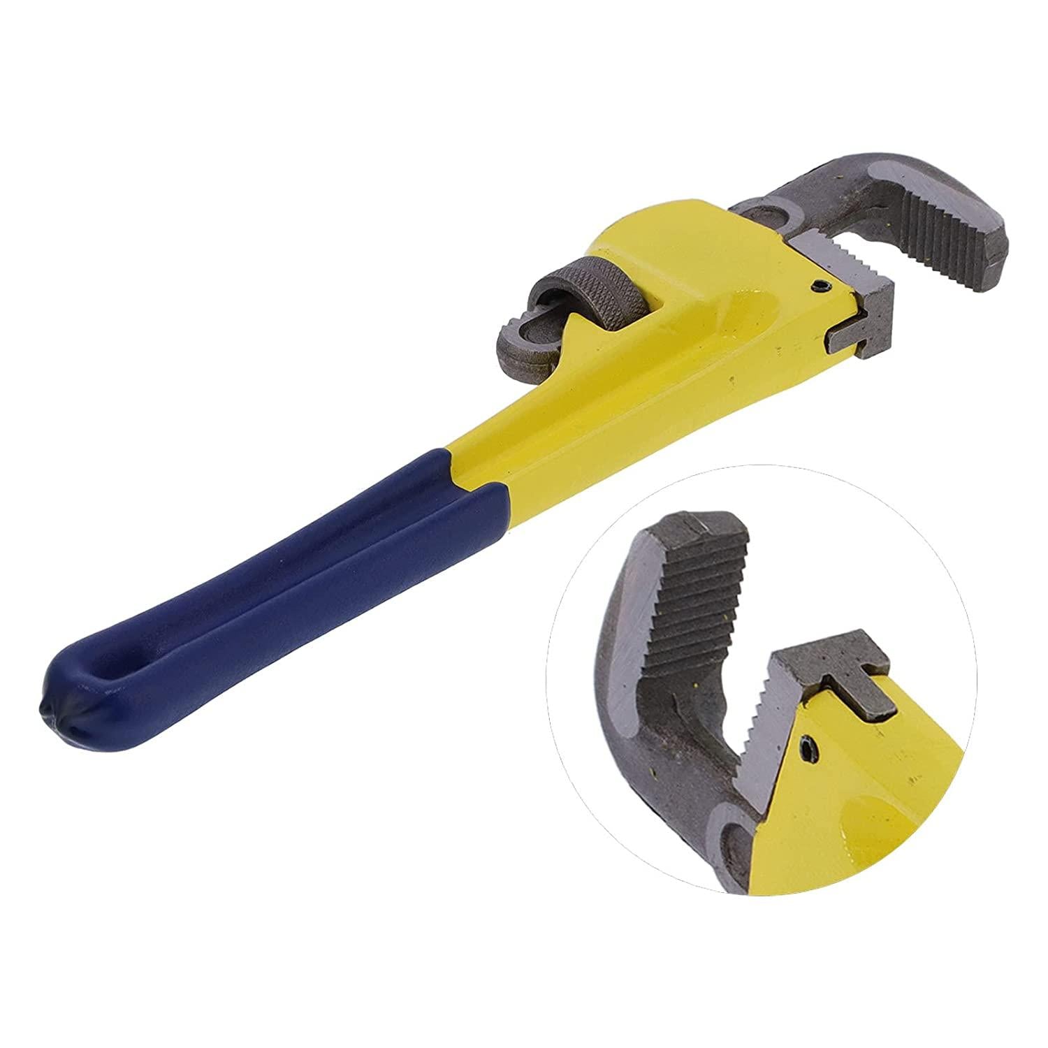 Water Pipe Wrench, High Hardness Industrial Grade Hand Tool Heavy Duty Pipe Wrench for Car Repair Water Pipe Repair, Pipe Disassembly, Rusty Nut Disassembly(48")