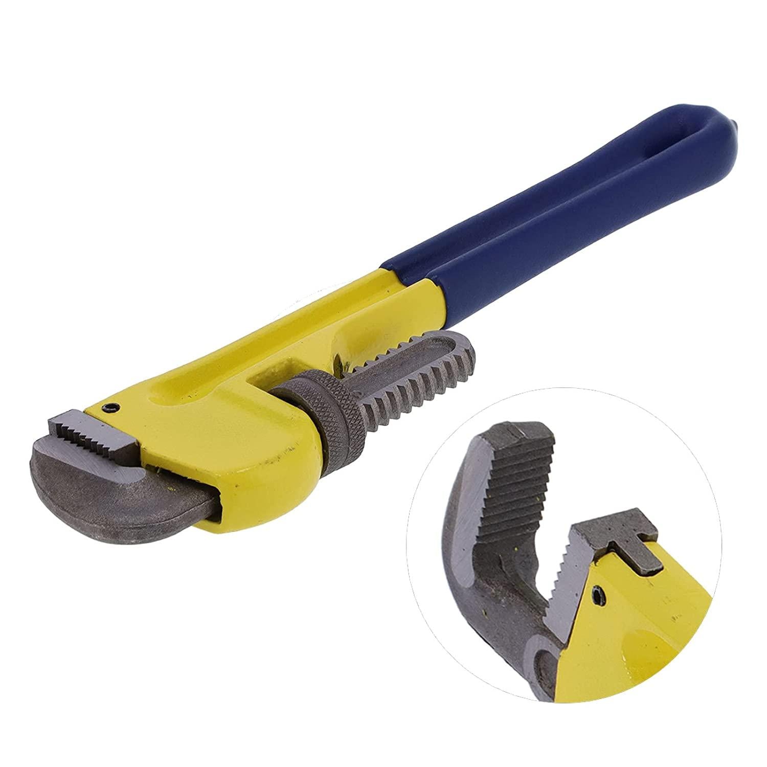 Water Pipe Wrench, High Hardness Industrial Grade Hand Tool Heavy Duty Pipe Wrench for Car Repair Water Pipe Repair, Pipe Disassembly, Rusty Nut Disassembly(48")