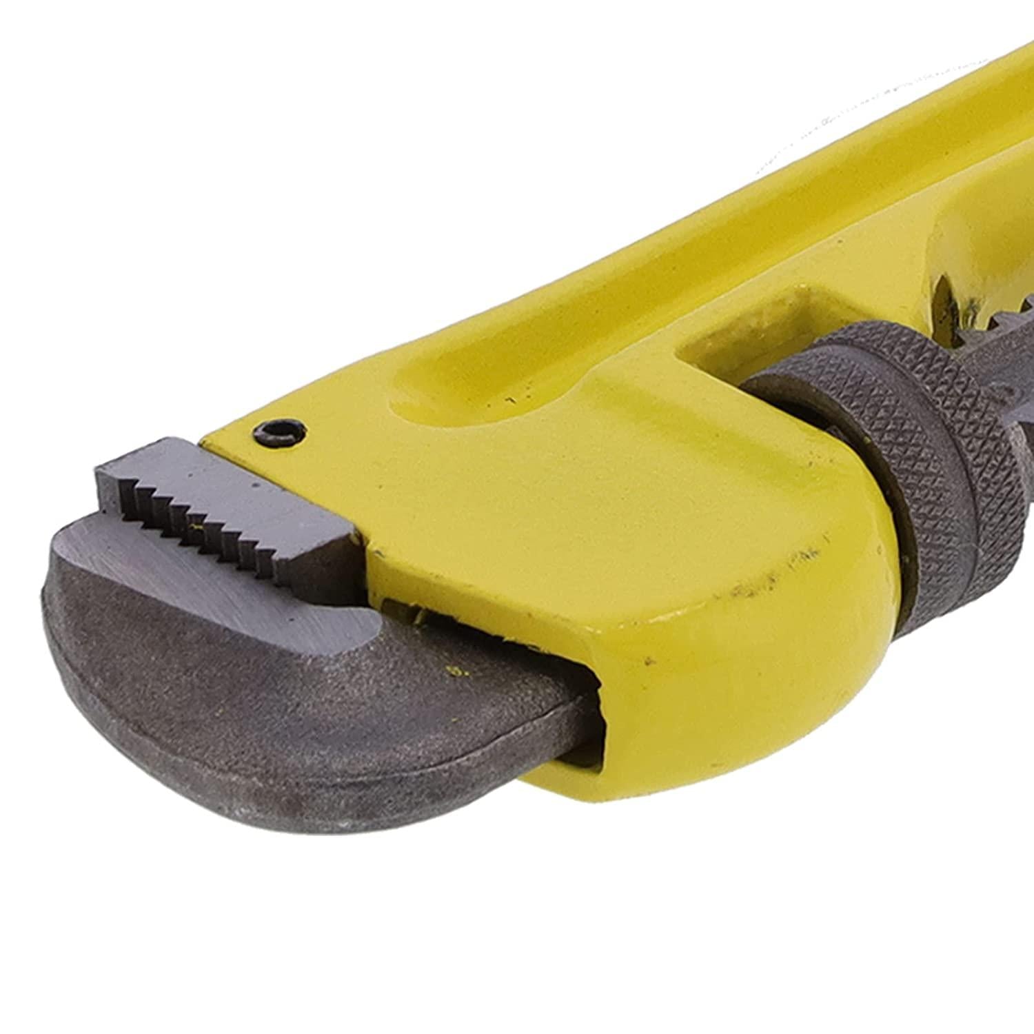 Water Pipe Wrench, High Hardness Industrial Grade Hand Tool Heavy Duty Pipe Wrench for Car Repair Water Pipe Repair, Pipe Disassembly, Rusty Nut Disassembly(48")