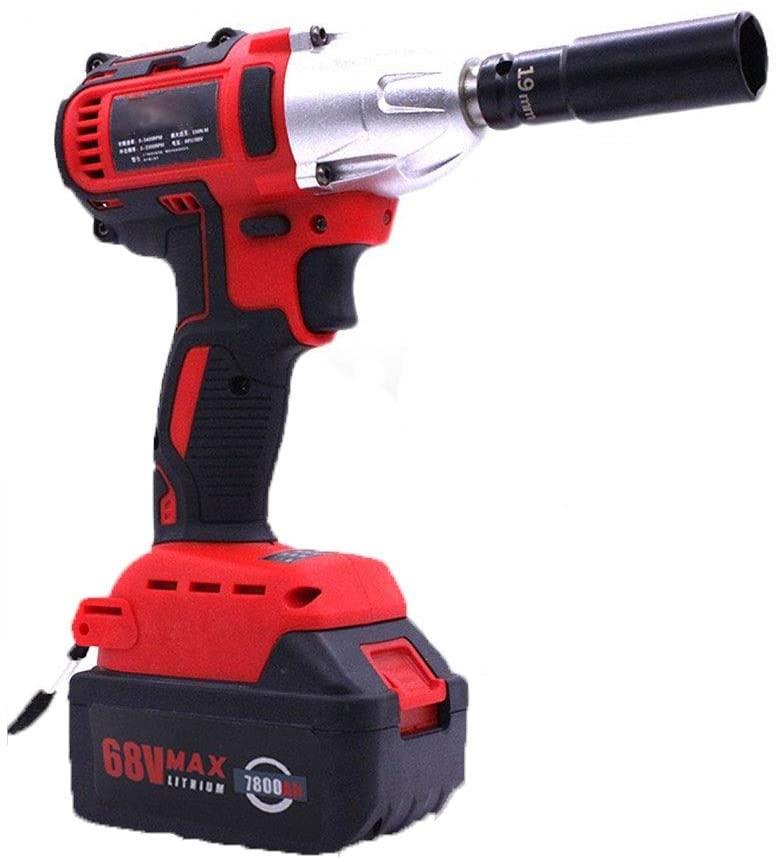 yaohuimaoyi-20201 Daily Household Tools Electric Wrench, WoodworIntegrated Impact Electric Wrench, Charging Sleeve Wind Tool Hand Tools for Daily use