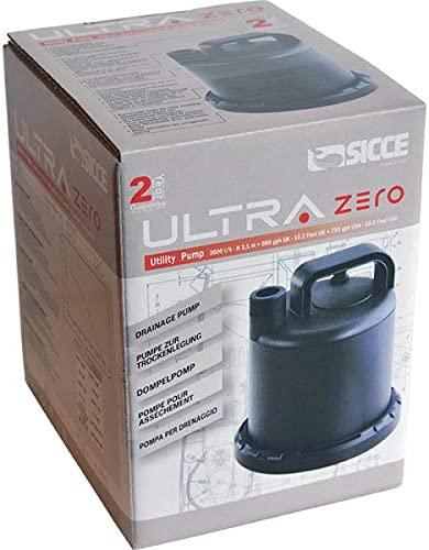 SICCE Ultra Zero 793 GPH – Water Pump, Multi-Purpose Draining, Easy Access Portable Handle
