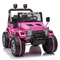 Zimtown Ride-On Car Electric Car with12V7AH Battery Children Car Pre-Programmed Music and Ride on Car Remote control Pink