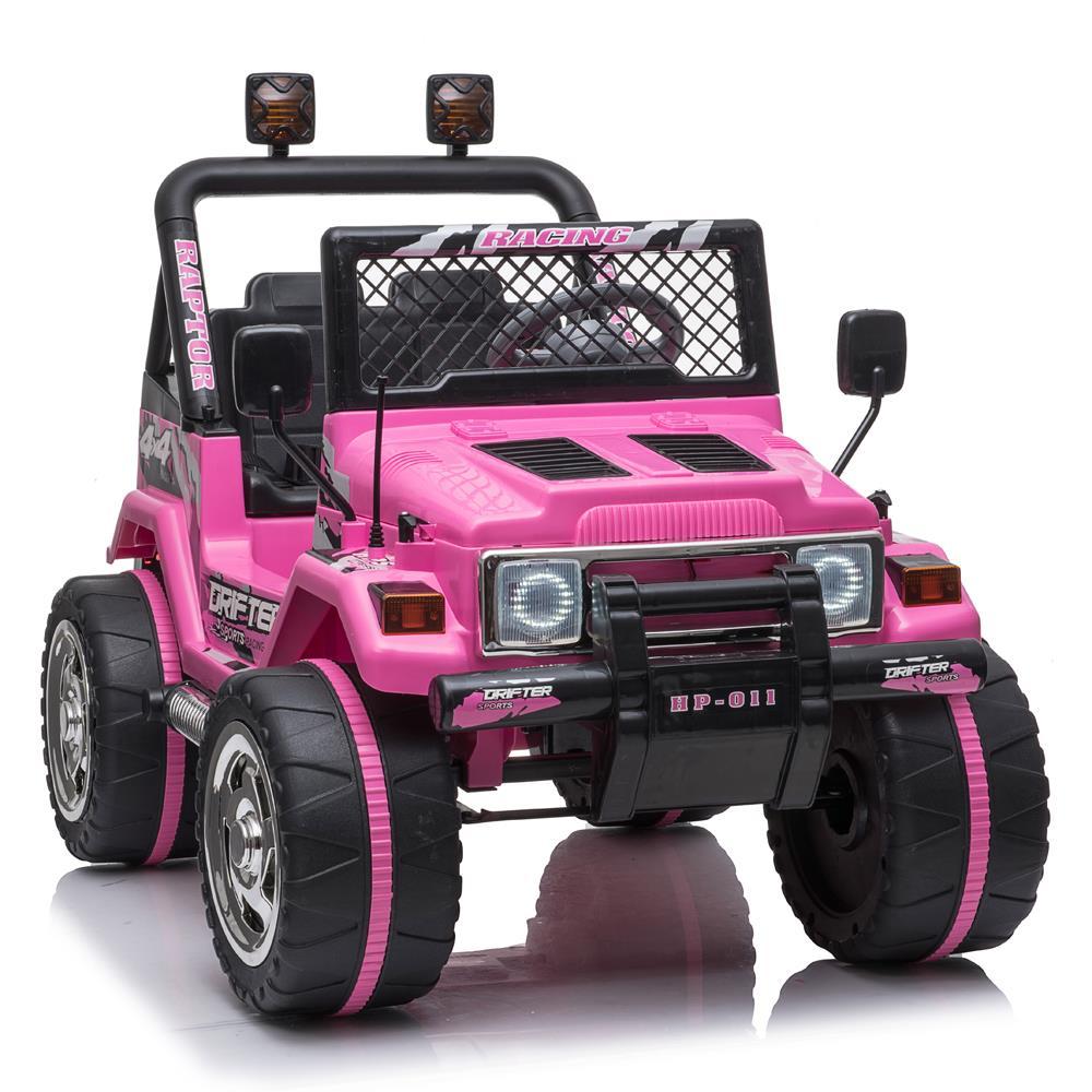 Zimtown Ride-On Car Electric Car with12V7AH Battery Children Car Pre-Programmed Music and Ride on Car Remote control Pink