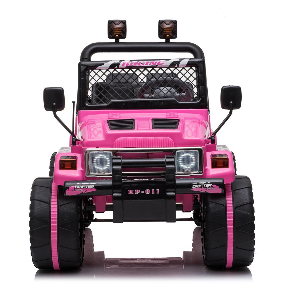 Zimtown Ride-On Car Electric Car with12V7AH Battery Children Car Pre-Programmed Music and Ride on Car Remote control Pink