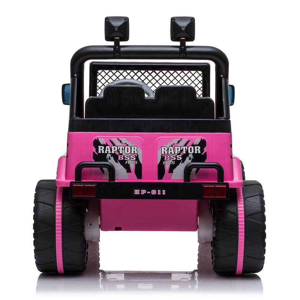 Zimtown Ride-On Car Electric Car with12V7AH Battery Children Car Pre-Programmed Music and Ride on Car Remote control Pink