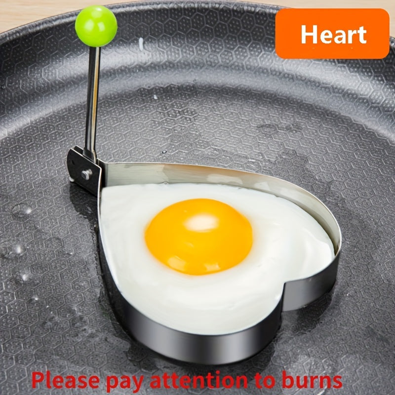 Steel Fried Egg Pancake Shaper Omelette Mold, Frying Egg CooTools, RV Kitchen Accessories Gadget Rings, 4 Styles To Choose