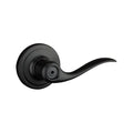 Tustin Matte Black Privacy Bed/Bath Door Lever with Microban Antimicrobial Technology