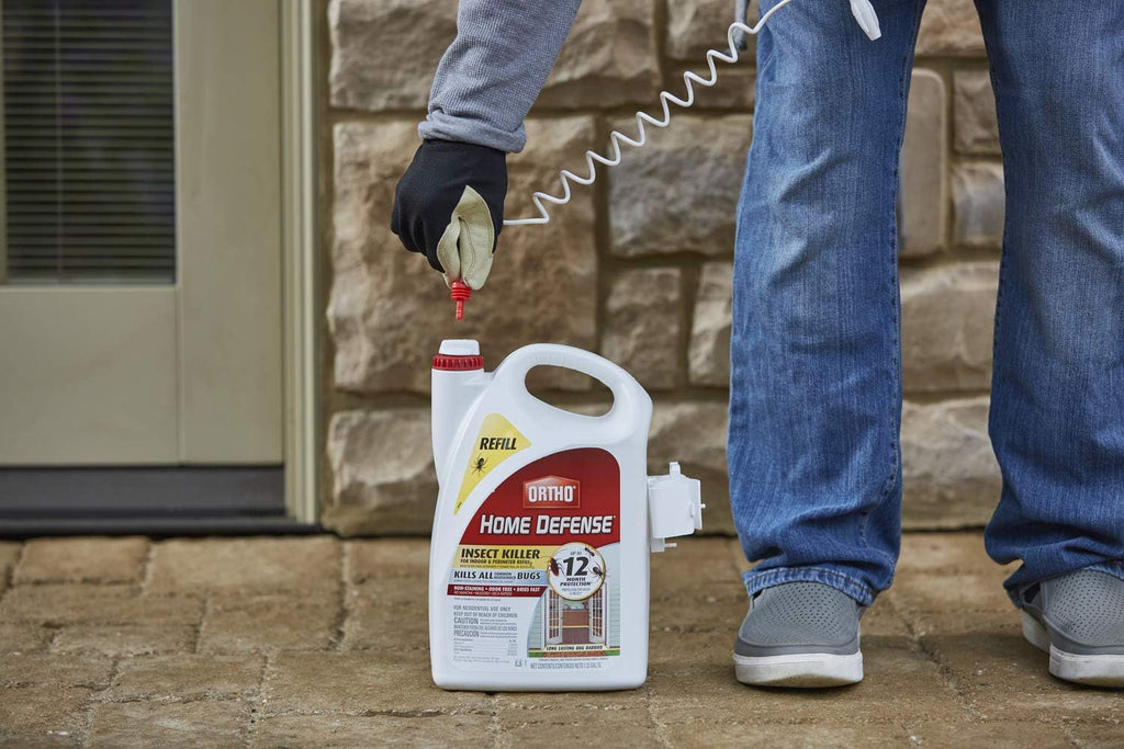 Ortho Home Defense Insect Killer for Indoor &amp; Perimeter Refill 2, 1.33 gal., 4-pack