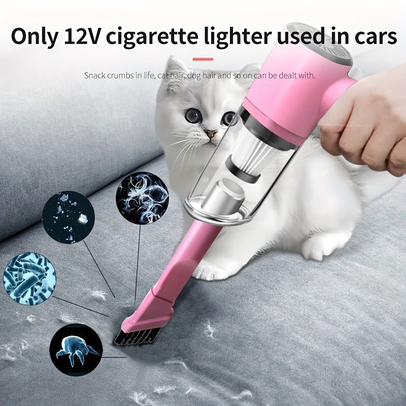 Vehicle-mounted Vacuum Cleaner Super Suction Super High Power Wet And Dry Cleaning Cat Hair Pet Hair Multi-functional Portable Mini-handheld