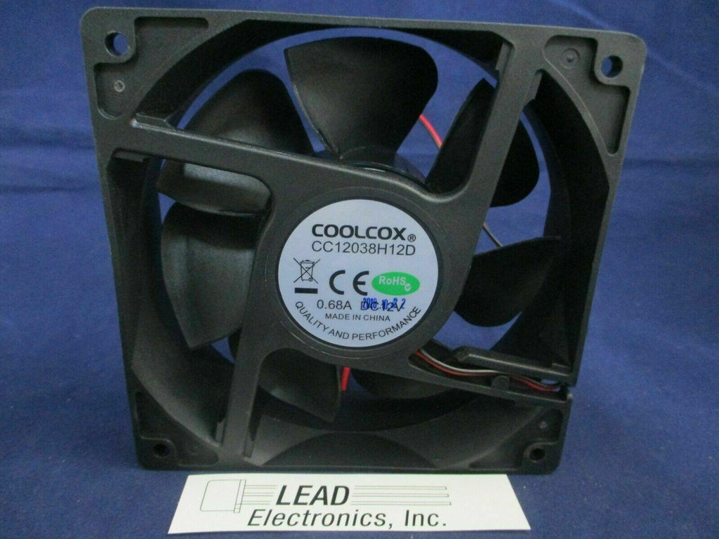 60PCS  560 & 1050 REPLACMENT FAN COOL-COX CC12038H12D 12-VOLT/DC