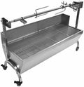 Lar Steel BBQ Pig Lamb Goat Chicken Spit Roaster Rotisserie Spit 46"