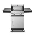 Premier Propane Gas Grill  Steel  In Thermometer 2 Burner