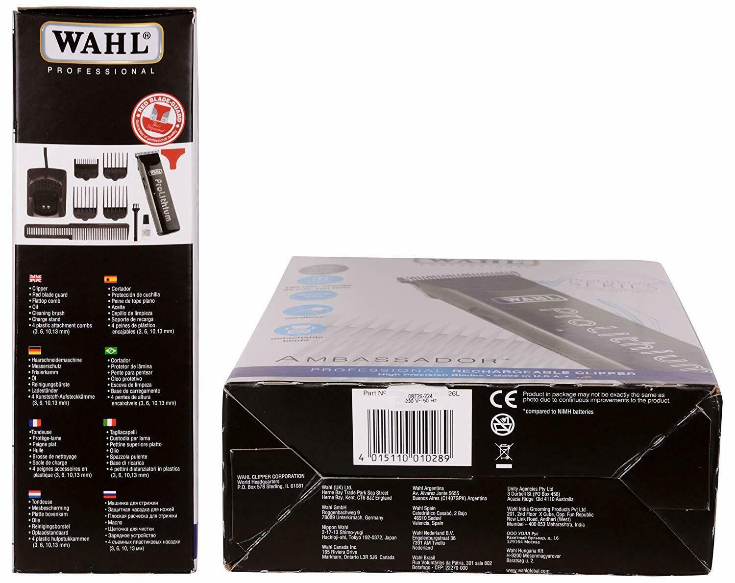 Wahl Professional Trimmer Ambassador Series Rechargeable for US Parker Pen