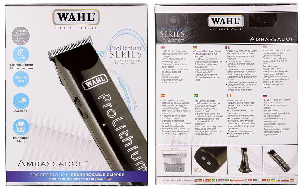Wahl Professional Trimmer Ambassador Series Rechargeable for US Parker Pen