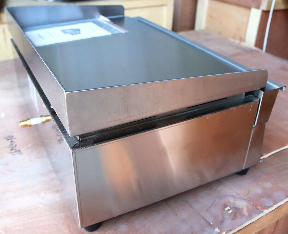 Table Top Griddle Portable Flat Top Grill Outdoor CooBBQ Gas Cooktop New