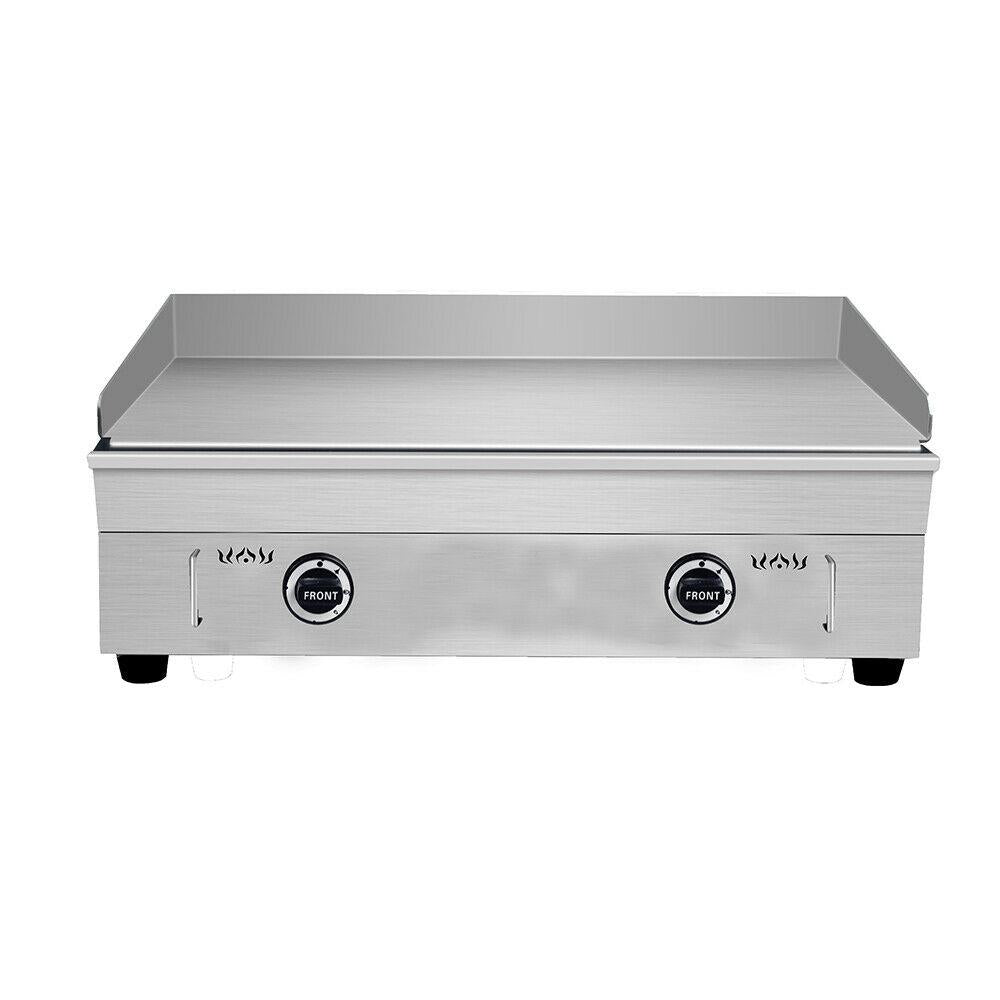 Table Top Griddle Portable Flat Top Grill Outdoor CooBBQ Gas Cooktop New