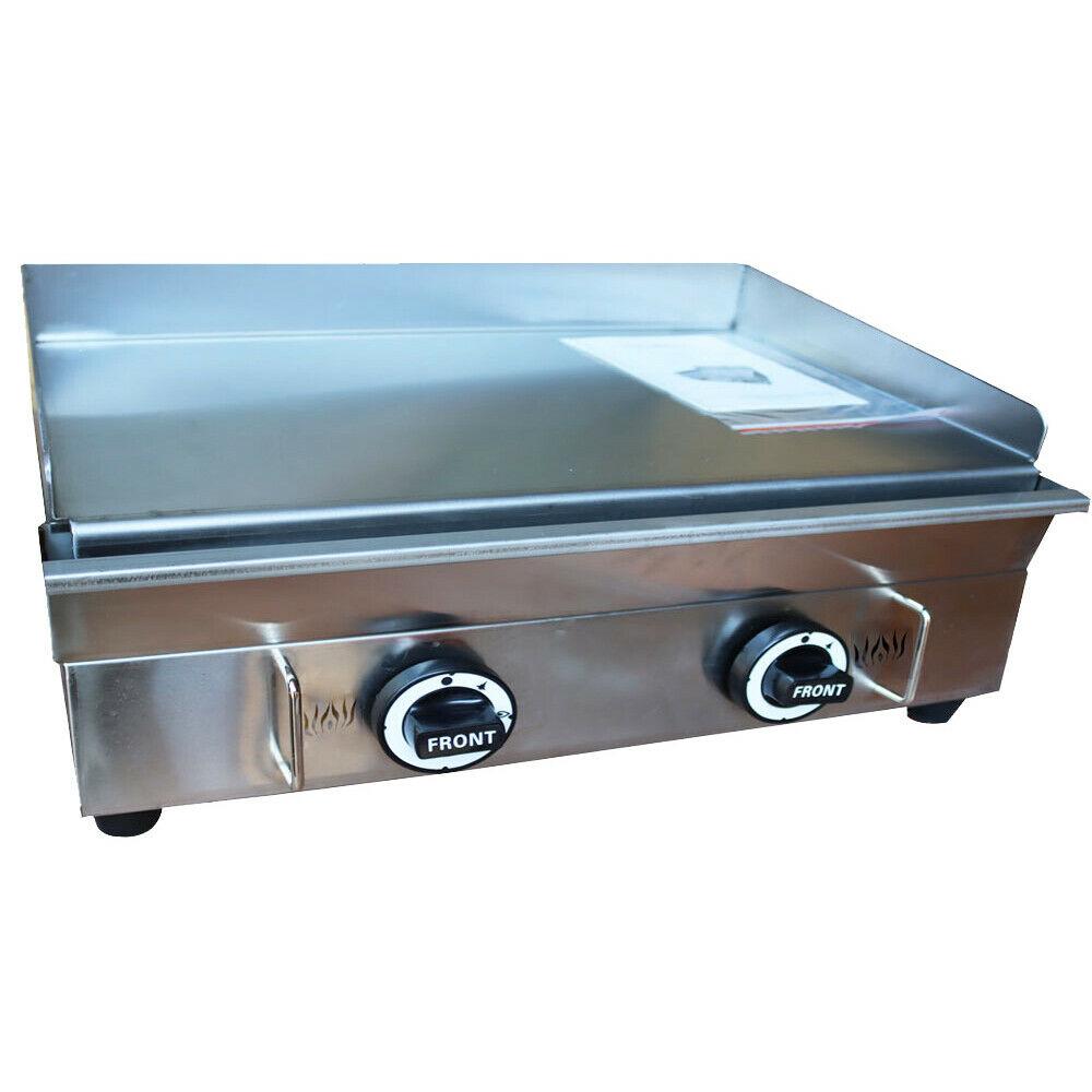 Table Top Griddle Portable Flat Top Grill Outdoor CooBBQ Gas Cooktop New