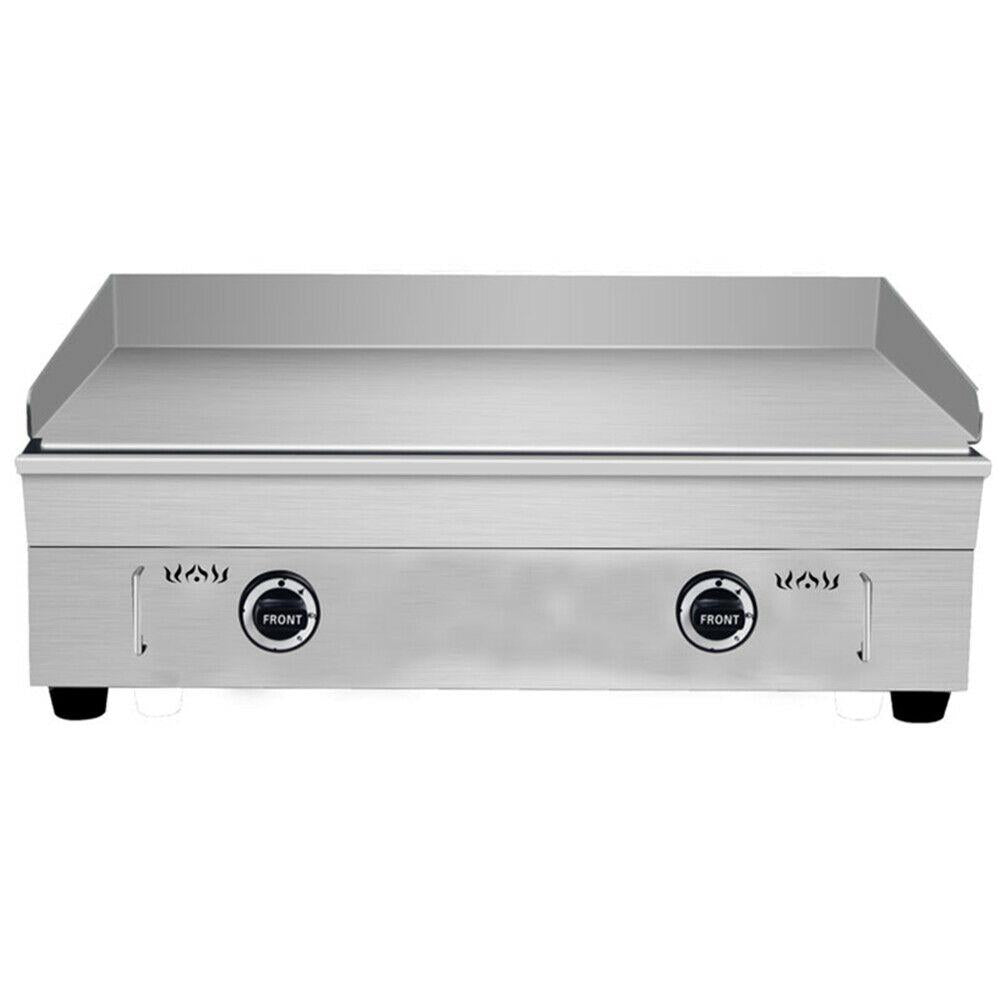 Table Top Griddle Portable Flat Top Grill Outdoor CooBBQ Gas Cooktop New