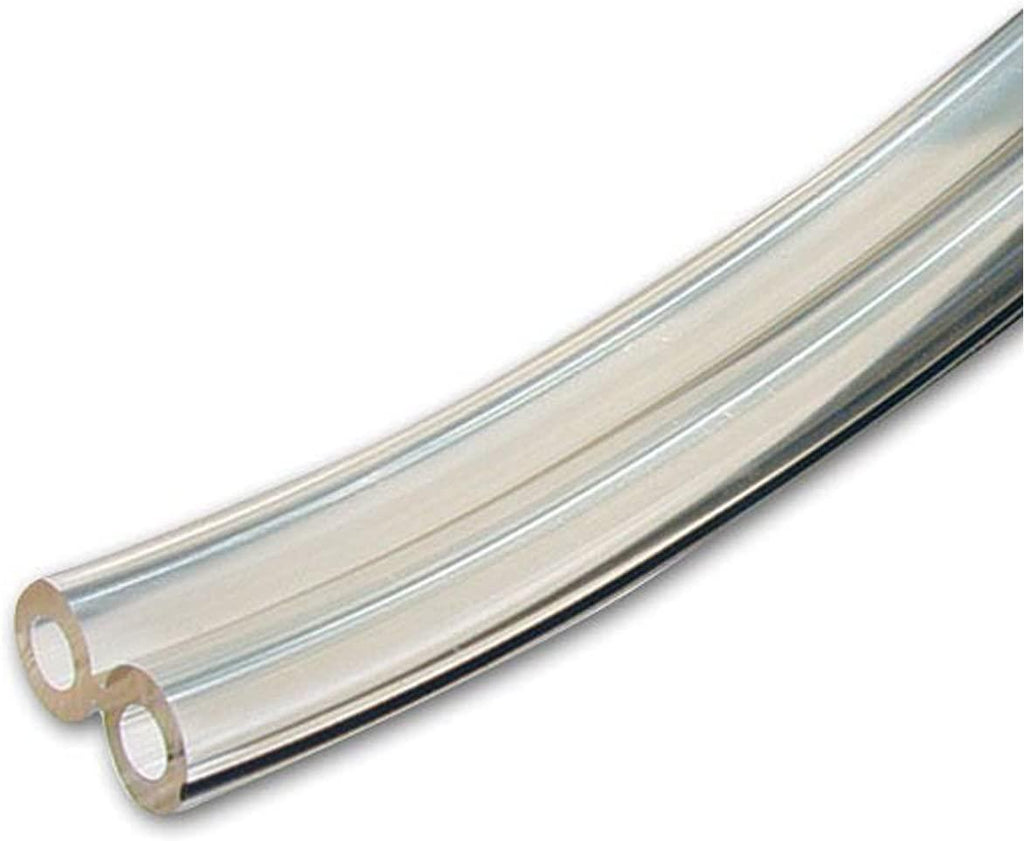 Saint-Gobain 87TV-100CL Twin 9/32" ID Clear Vacuum Tubing-Ctn/100'