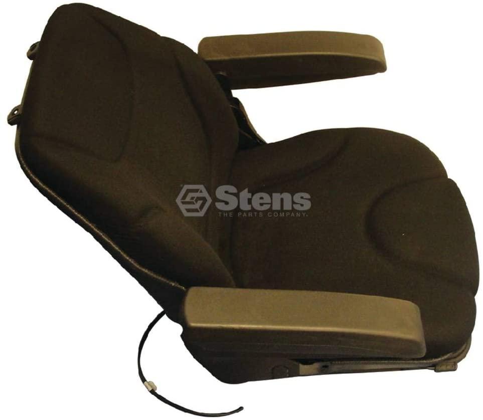 Stens Seat for Pneumatic suspension, black cloth, adjustable