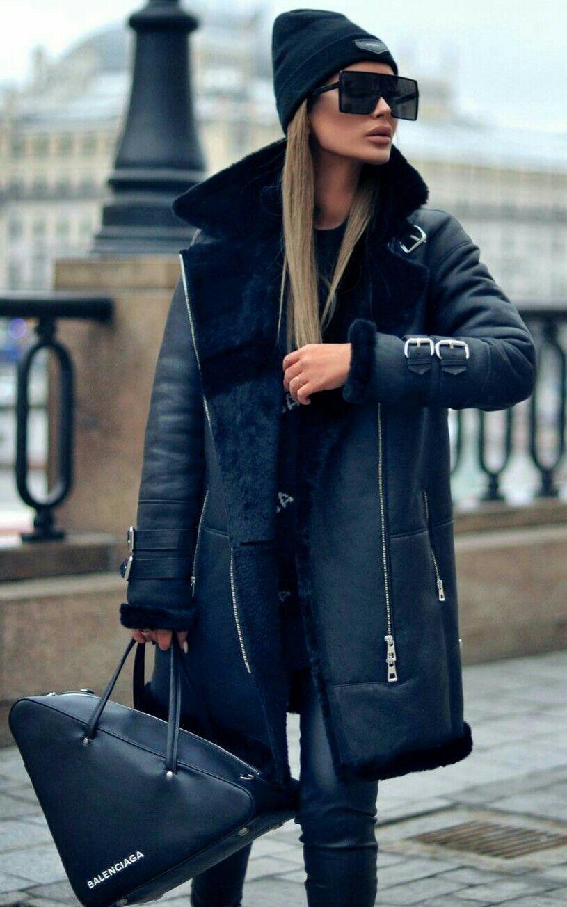 Fashion Personality Street Leather Women's Coat RY36