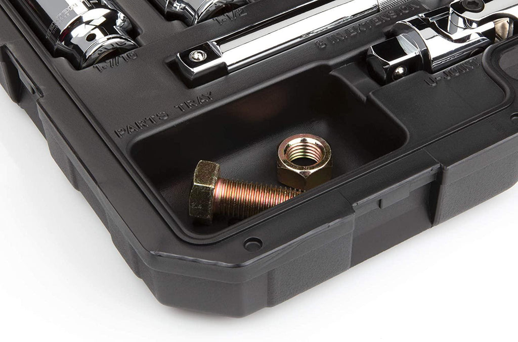 TEKTON 3/4 Inch Drive Deep 6-Point Socket &amp; Ratchet Set, 25-Piece (3/4-2 in.) | SKT35106