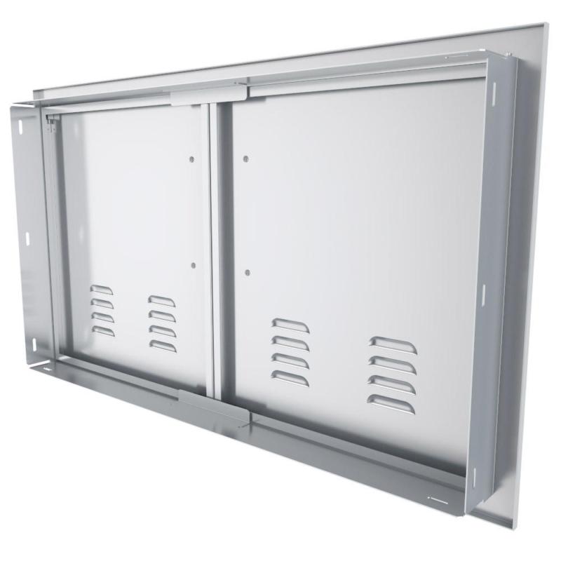 Signature Series 36 in. 304  Steel Double Access Door with Vents