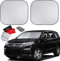 EzyShade Windshield Sun Shade with Shield-X Reflective Technology. See Vehicle Size-Chart. Foldable Car Sunshade for Front Windshield Window Car SUV Van Truck. Sun Visor Heat Shield. Max (L) Size