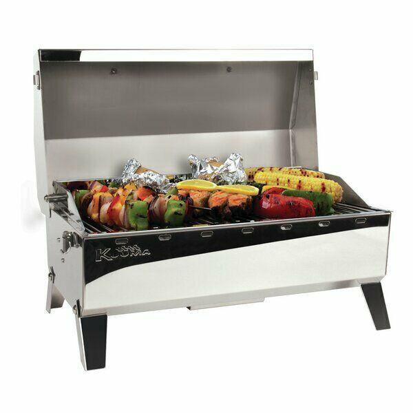 Propane Gas Grill 23.25 inch  Stow N' Go 1 Burner Barbecue BBQ Tailgating Camp