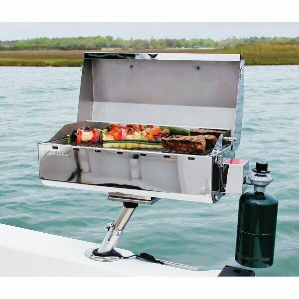 Propane Gas Grill 23.25 inch  Stow N' Go 1 Burner Barbecue BBQ Tailgating Camp
