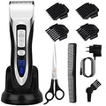 Machine Man Cut Hair Electric LCD Wireless 4 Combs 100.240V