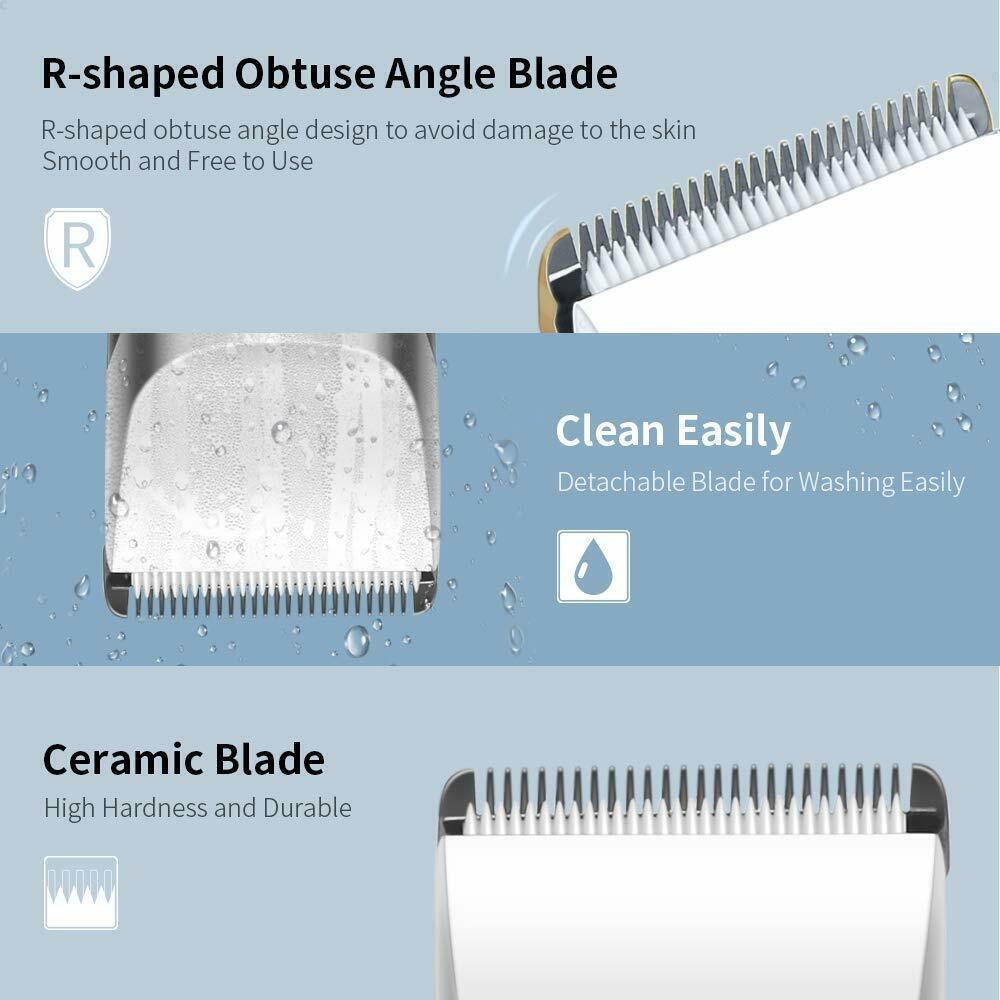 Machine Man Cut Hair Electric LCD Wireless 4 Combs 100.240V