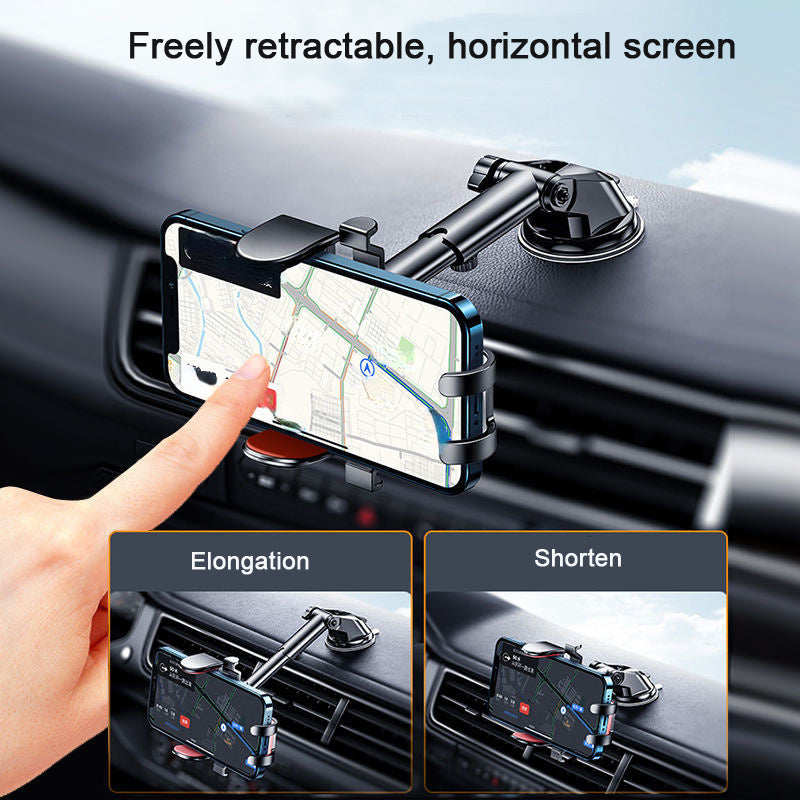 1pc Car Suction Cup Phone Holder, Car Air Vent Mounting Bracket, Car GPS Navigation Stand Rack For All Mobile Phones