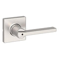 Casey Satin Nickel Bed/Bath Privacy Door Lever Featuring Microban