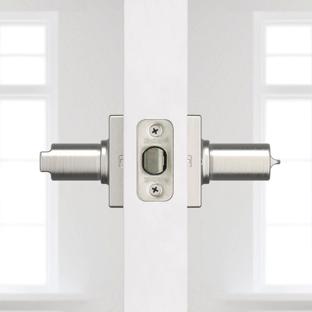 Casey Satin Nickel Bed/Bath Privacy Door Lever Featuring Microban