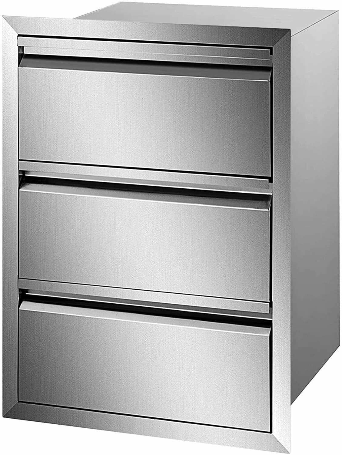 Outdoor Kitchen  Drawers Double Single Triple  Steel Multi-size