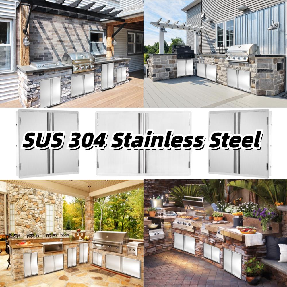 Outdoor Kitchen  Drawers Double Single Triple  Steel Multi-size