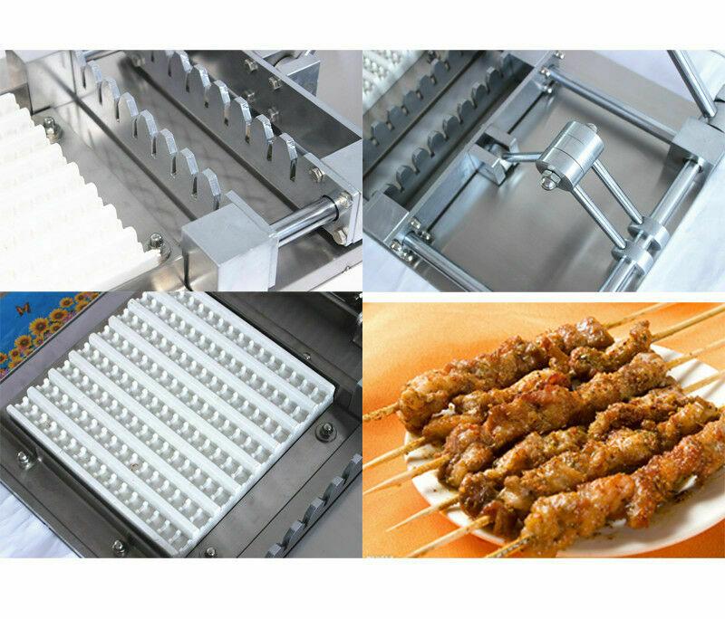 BBQ Equipment!! Manual Wear Meat Kebab Machine Manual Operate