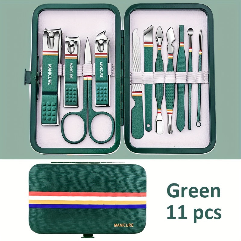 Manicure Set,  Steel Toe Finger Nail Clipper Nail Files Nail Cutter, Personal Care Tools, For Men Women