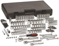 GEARWRENCH 141 Pc. 1/4", 3/8" & 1/2" Drive 6 & 12 Pt. Mechanics Tool Set, Standard & Deep, SAE/Metric - 80931