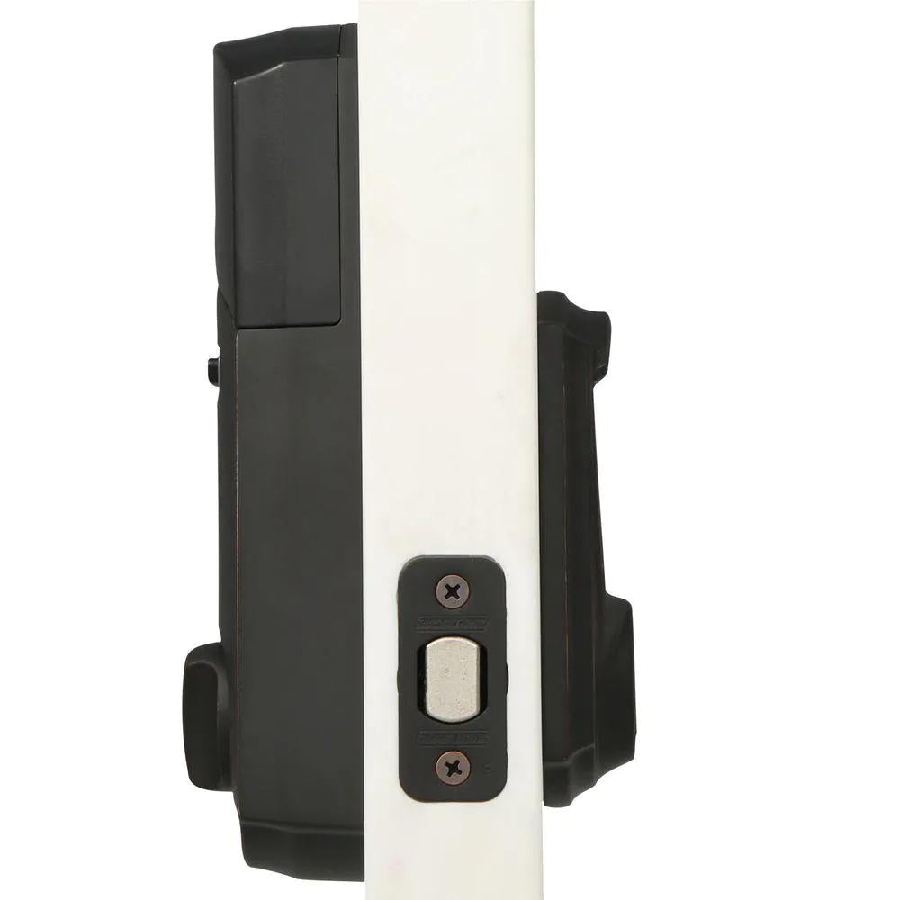 Camelot Aged Bronze Connect Smart Door Lock with Alarm (2-Pack)