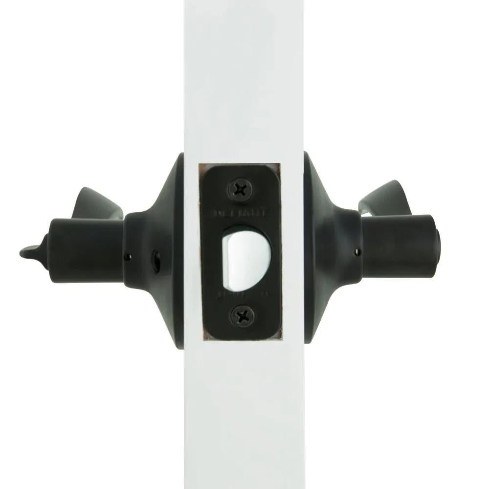 Zacoti Matte Black Bed/Bath Door Lever