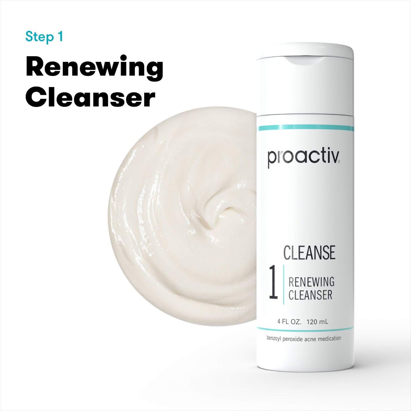 Proactiv 3 Step Acne Treatment - Benzoyl Peroxide Face Wash, Repairing Acne Spot Treatment for Face And Body, Exfoliating Toner - 60 Day Complete Acne Skin Care Kit, Multicolor