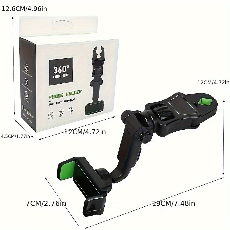 Multifunctional Adjustable Car Navigation Bracket, Car Seat Back Pillow Car Mobile Phone Bracket