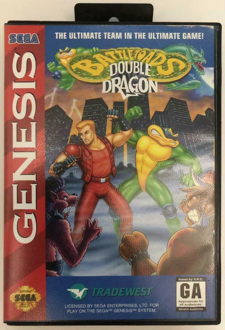 Battletoads Double Dragon Secondhand Regular Version North American