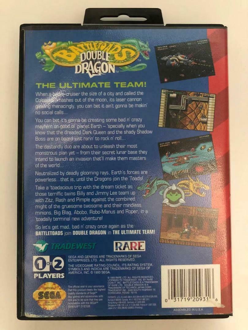Battletoads Double Dragon Secondhand Regular Version North American