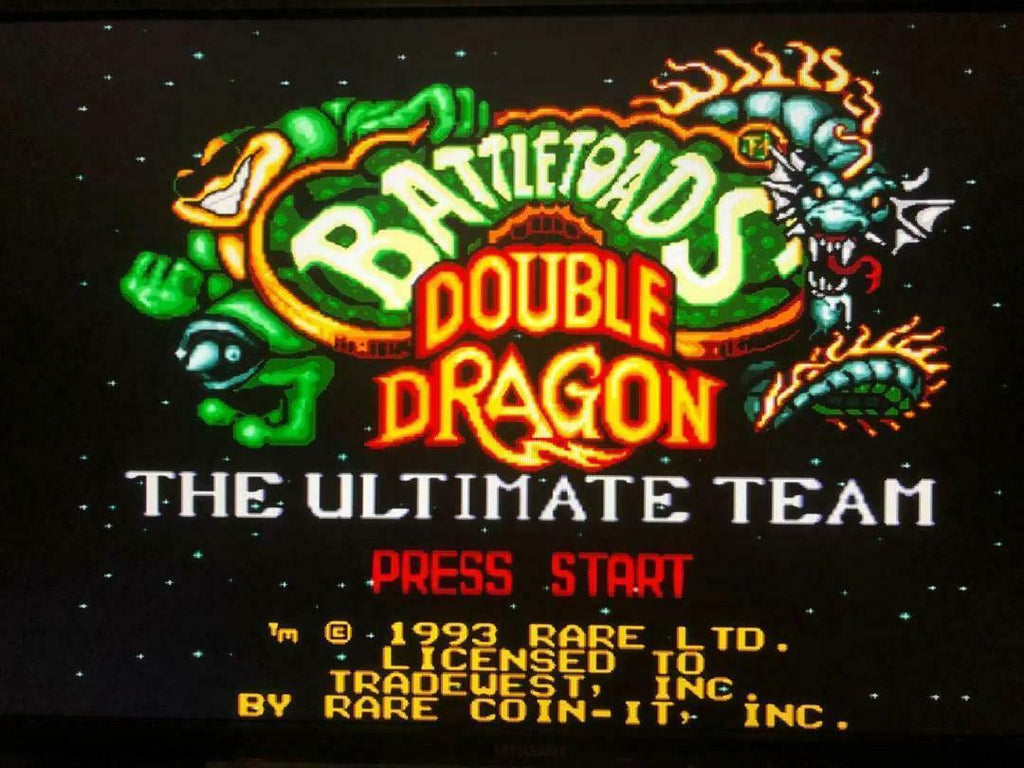 Battletoads Double Dragon Secondhand Regular Version North American