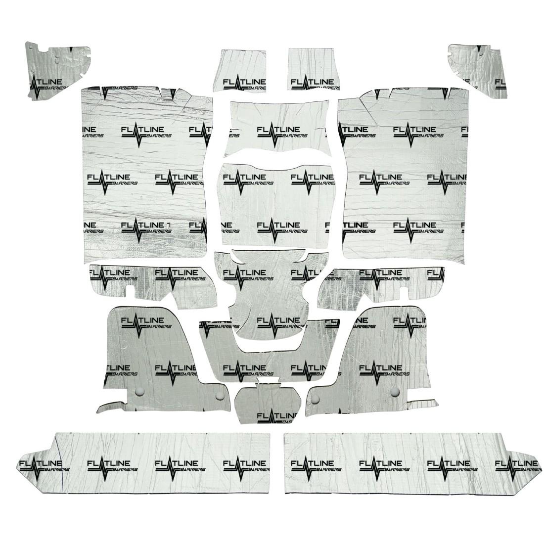 Flatline Barriers 81-87 . Cab 10-30 Low Hump Truck Floor Insulation - TABT4010