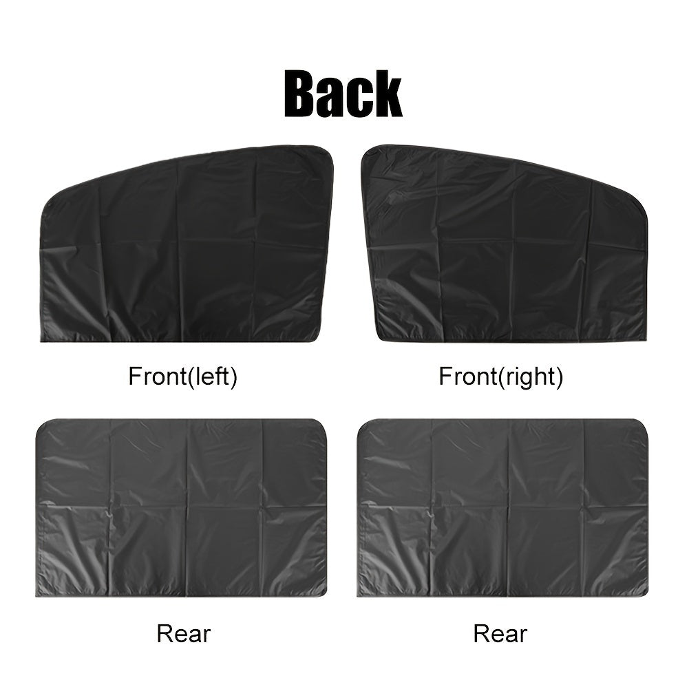 Keep Your Car Cool And Protected With Our Universal Magnetic Suction Window Sunshade!